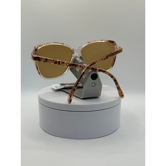 True Vintage Oversize Sunglasses | NOS Monochrome Style Brown Lens Oleg Cassini main image 6